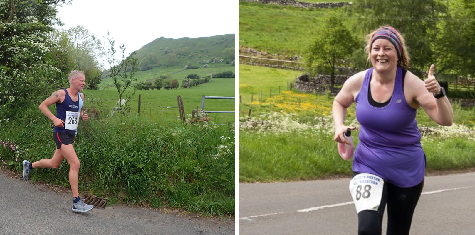 Scenes from the Buxton Half Marathon