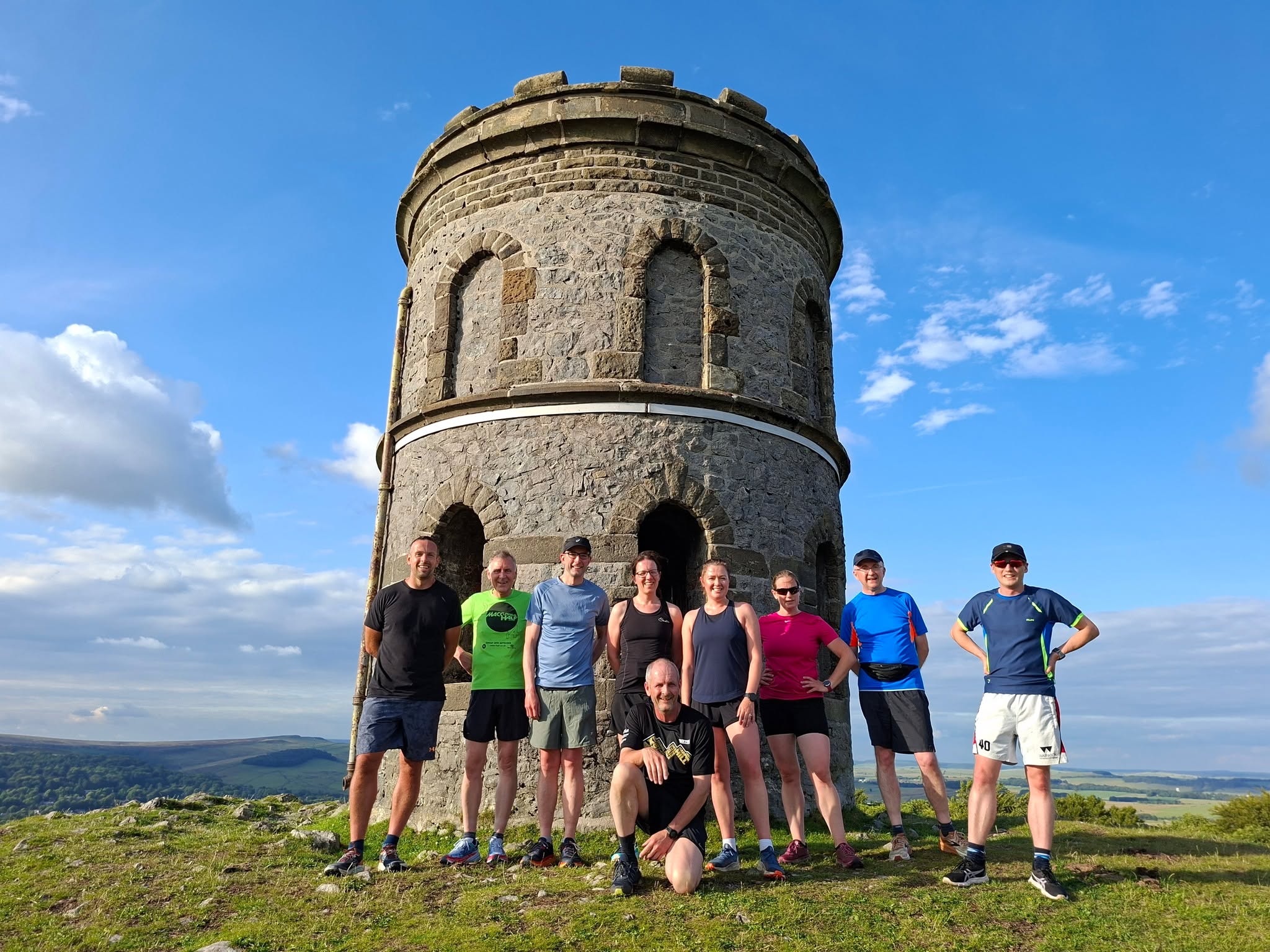 Buxton AC runners at Solomon’s Temple